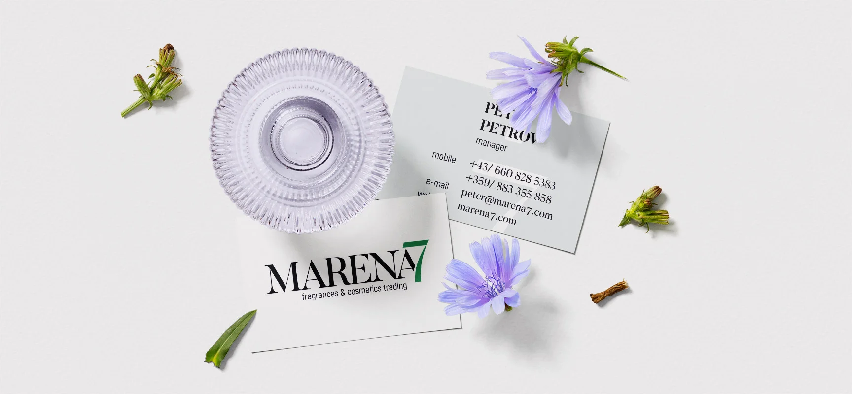 Marena 7 Business Card by Petya Marcheva, property of Marena 7